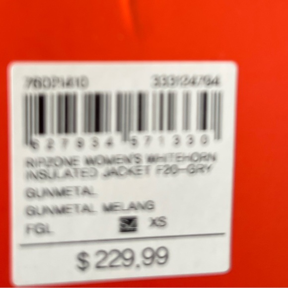 Brand new tags on xs Ripzone winter jacket with - Picture 3 of 3